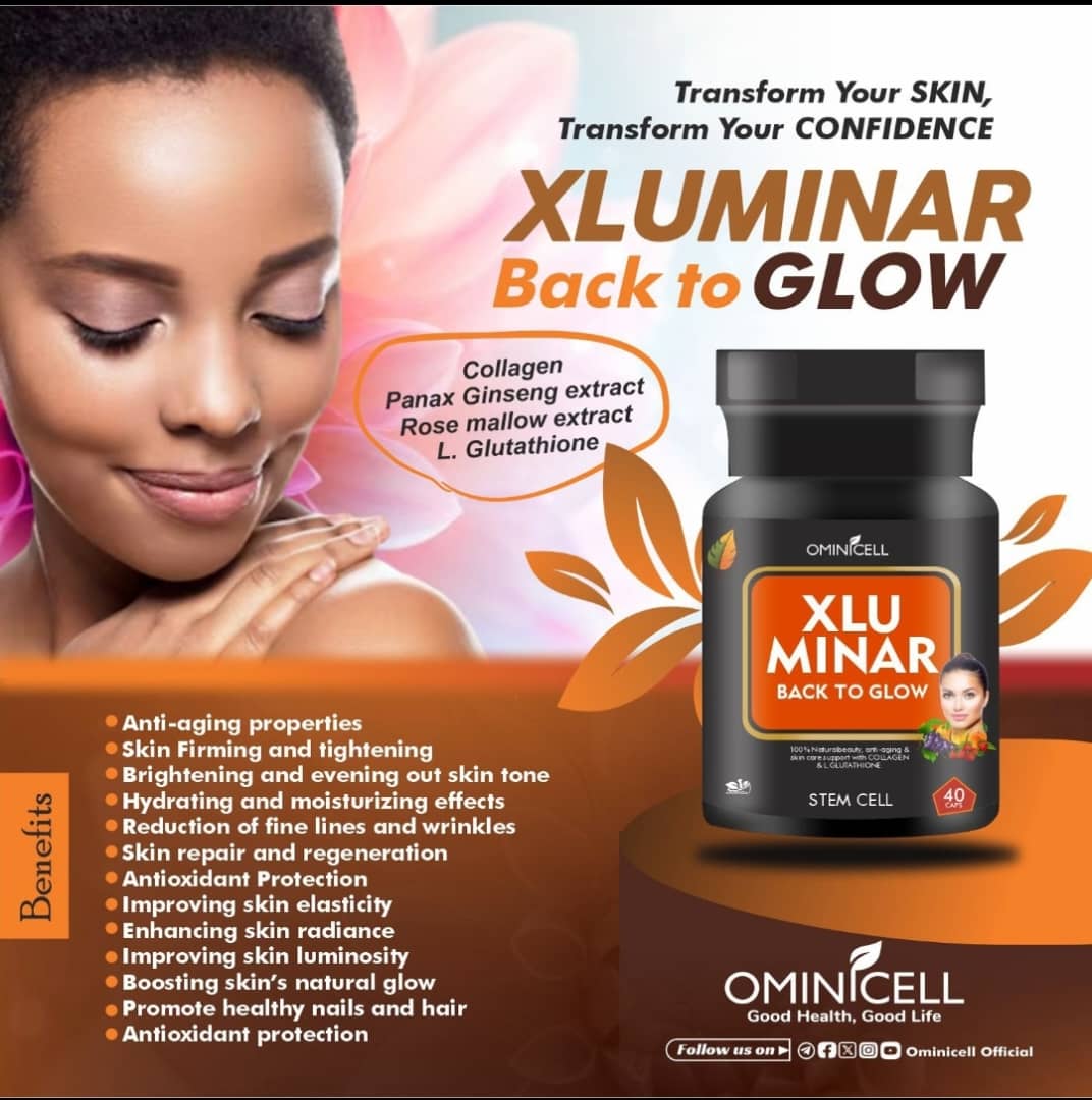 XLUMINAR Back to Glow - Collagen and Glutathione supplement for skin beauty